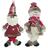 Kit 4 Enfeites Boneco De Neve E Papai Noel Natal Em Tecido 30Cm