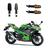 KIT 4 Luz Seta Esportiva Pisca de Led Modelo P29 Para Moto NINJA 400cc 45cv 2016 2017 2018 2019 2020 2021