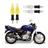 Kit 4 Pisca Setas Esportivas de Led Modelo Cristal Moto Honda CB 500 2004 2005 2006 2007 2008 2009 2010 2011 2012 2013