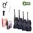 Kit 4 Radios Comunicador Baofeng 777S Uhf Walk Talk