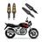 KIT 4 Seta Sequencial Pisca de Led Universal Estrela Modelo P09S Moto CBX 250 TWISTER 2016 2017 2018201920202021