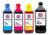 Kit 4 Tinta Compatível HP C309g D210a 3526 564XL 2,5 Litros