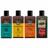 Kit 4x Shampoo Barba Calico Lemon Coffee Guaraná Don Alcides