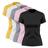 Kit 5 Blusas Feminina Dry Academia Camiseta Camisa Esporte