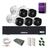 Kit 5 Câmeras de Segurança Intelbras 720p 20mts Dvr 8 Canais