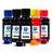 Kit 5 Tintas  L395 CMYKK Corante 100ml Valejet