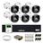 Kit 6 Câmeras Intelbras VHD 1220 B G7 Full Color Bullet Full HD 1080p Multi HD IR 20m + DVR Gravador de Vídeo Intelbras MHDX 3108-C + HD 2TB BarraCuda