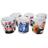 Kit 6 CANECAS 300ML PORCELANA DECORADA BICHOS