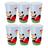 Kit 6 Copos Festa Infantil Melamina Mickey Mouse Disney 300ml - Tuut