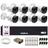 Kit 8 Câmeras Intelbras VHC 1120 B HD 720p com Visão Noturna Infravermelho de 20m Proteção IP66 + DVR Intelbras MHDX 1008-C 8 Canais + HD 1TB Purple