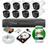 Kit 8 Cameras Segurança Dvr 8 Canais Full Hd Cabo E Hd