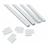 Kit 8 Moldura Alçapão Forro Pvc Branco 60X60Cm