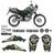 Kit Adesivo Tenere 250 2018/2019 Moto Yamaha Emblemas Tanque