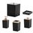 Kit banheiro Lavabo Banheiro Black Requinte Premium 