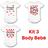 Kit body de bebê frases de madrinha roupa baby dinda