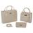 Kit Bolsa Handbag Pequena Haldrys com Handbag Media Alça Transversal e Carteira