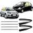 Kit Borracha Vidro Canaleta E Pestana Ford Ka 1997 A 2014