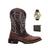 Kit Bota Texana Country Masculina Texas Gold Cruzeta de Couro com Relógio e Carteira