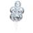 Kit Buquê Balões Látex Transparente com Confete Coração Prata - Buque com 06 Balões - 1 unidade - Regina - Rizzo