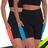 Kit c/ 2 SHORTS LEG Legging com BOLSO Cintura Alta Fitness Treino Casual Corrida Academia 1033