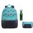 Kit Capricho Boho Green 2020 Mochila + Estojo + Garrafa