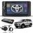 Kit Central Multimídia 2 Din Mp5 Espelha Dvd Bt Toyota Hilux Rav Corolla Fielder Etios