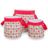 Kit Cesto Organizador Infantil Joaninha Floral Vermelho