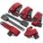 Kit Cinto De Segurança Dianteiro Traseiro VW Fusca Cor Vermelho