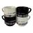 Kit com 4 Canecas de Porcelana Café Forte Fraco 200ml