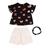 Kit Conjunto Shorts E Bata Estampada E Faixa De Cabelo