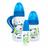 Kit de Mamadeiras Design 50ml, 180ml e 300ml Lillo - Azul