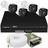 Kit Dvr Intelbras 8 Canais H.265 Sem Hd 4 Câmeras 2mp 1080p