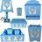 kit higiene bebe mdf decorado 8pçs - Balão Azul bb