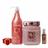 Kit Hobety Rose Gold Shampoo 750Ml Mascara 750Gr Serum 60Ml