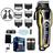 Kit Kemei 2 Maquinas Corte Cabelo Potente Sem Fio Barbeador Shaver Com Borrifador