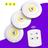 Kit Lampada Luminaria Adesivo Sem Fio Controle Remoto 3 Led Cor Branco