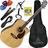 Kit Médio Violão Eletroacústico Folk Giannini Gf1d Natural