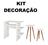 Kit Mesinhas Pé Palito Retro Decoração Lateral Canto Tripé