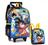 Kit Mochila Dragon Ball Z de Rodas e Lancheira Térmica Goku