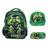 Kit Mochila Escolar Infantil 3d Hulk De Costas