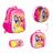 Kit Mochila Infantil Costas Princesas 3 Peças Envio Imediato