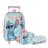 Kit Mochila Infantil  De Rodinha Stitch Original Luxcel