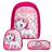 Kit Mochila Infantil Feminina Gatinha Marie Rosa Toys 2U