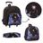 Kit Mochila Infantil Wandinha Pre Escola Rodinha Aula Menina