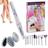 Kit para pedicure manicure removedor de calos completo com polidor de unhas lixador esfoliador e rachaduras