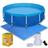 Kit Piscina Redonda Estrutural 4500 L /   2,78 M + Forro + Bomba 110 V / 2.200 L Por Hora