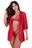 Kit Robe De Tule + Conjunto Lingerie Com Strapy Sensual Favorito (20)