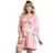 Kit Robe Roupão e Baby Doll Feminino Luxo Renda Short