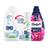 Kit Sabão Líquido Omo Puro Cuidado 500ml + Amaciante Concentrado Comfort Fiber Protect 1.5L