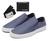 Kit sapatênis Slip On Connect Way + Cinto + Carteira Slin